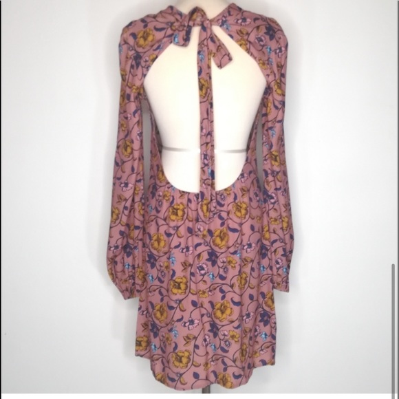 For Love and Lemons open back long sleeved dress - Picture 2 of 10